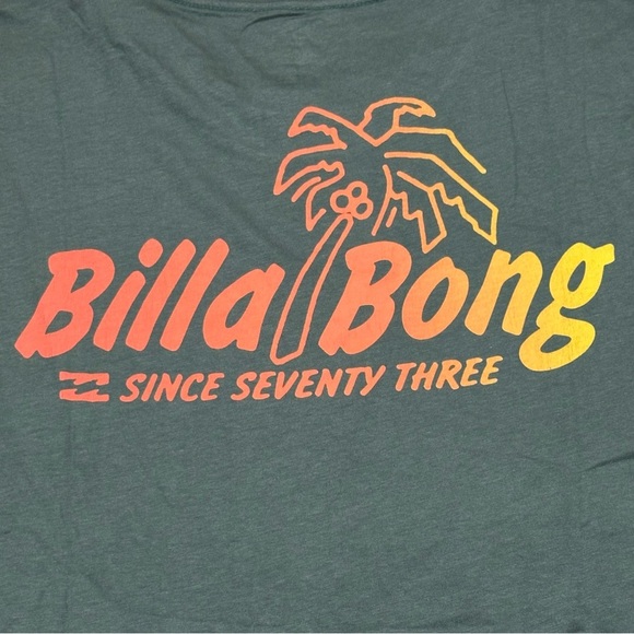 Billabong Men's Lounge Short Sleeve Graphic Tee Shirt Size XX Large Green NWT - Picture 11 of 12